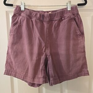 Gramicci Men Small Elastic Waist Climbing Outdoors Hiking Mauve/light Red Shorts